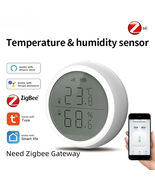 Tuya Smart ZigBee Temperature Humidity Sensor Automation Voice Control f... - $330.43 MXN
