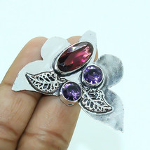 African Amethyst Gemstone Handmade Valentine&#39;s Day Gift Ring Jewelry 9&quot; SA 5029 - £5.17 GBP