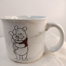 Disney Winnie Thank E Pooh Hugging A Bunny Marvel White Coffee Mug 3&quot;3/4... - $22.34