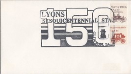 ZAYIX US Covers - Event - Lyons Sesquicentennial - Clinton, Iowa 041322SM172 - £2.06 GBP