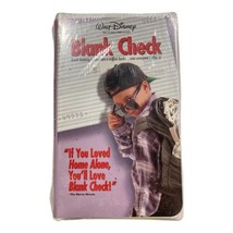 Vintage Walt Disney Movie “Blank Check” (VHS Clamshell, 2000 TV Movie New Sealed - £36.52 GBP