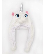 Toddler Baby Girl Boy Rabbit Horn Hat Nursery White Unicorn Beanie Tail Cap - £8.17 GBP