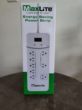 MaxLite Energy Saving Power Strip Surge Protector 8 Outlets Brand New - $12.73