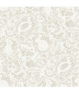 Peel And Stick Wallpaper In The Color Cream Terrene. - £30.55 GBP