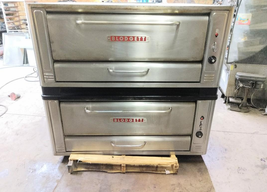 BLODGETT 1048 HIGH BTU 120K NATURAL DECK GAS DOUBLE PIZZA OVENS WITH  NE... - $131,623.47 MXN