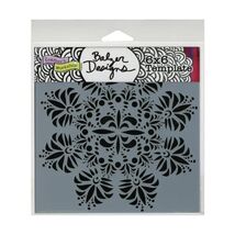 The Crafter's Workshop Mini Fleur de Lis Doily Template, Black/ White  - $25.00