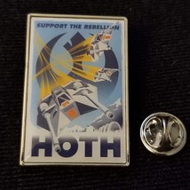 Star Wars HOTH Poster Pin Support The rebellion EPISODE V Empire Strikes Back - £9.99 GBP