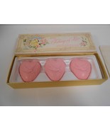 Vintage Avon Tidings of Love Hostess Soaps New  Pink Heart Shaped Soap - £8.93 GBP