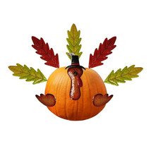 Alpine Turkey Pumpkin Decoration Kit Metal Halloween Thanksgiving Autumn... - $11.86