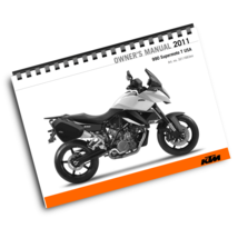 KTM 2011 - 990 SUPER MOTO T USA - OWNERS MANUAL USER GUIDE - $49.99