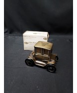 Vtg Banthrico Metal Car Coin Bank Farmers & Traders Colebrook New Hampshire  - $18.49