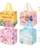 Easter Gift Bags 8PCS Easter Non Woven Bags with Handles Happy Easter Eg... - £29.75 GBP