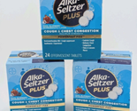 3x Alka-Seltzer Plus, Cough &amp; Chest Congestion Cool Blueberry Pomegranat... - $19.79