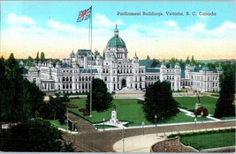 Parliament Buildings Victoria British Columbia Canada Postcard - £4.13 GBP