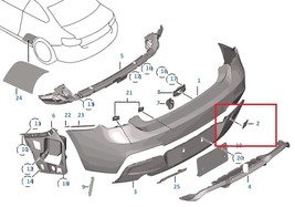 Painted or Primed BMW Rear Tow Hook Cover 2 Series E87 M2 / M2 LCi 2014 ... - £26.08 GBP