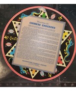 Vintage Metal Tin Ohio Art Chinese Checkers Game Blue Dragons N/Marbles ... - $60.81 CAD