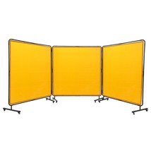VEVOR Welding Screen with Frame, 6' x 6' 3 Panel Welding Curtain Screens, Flame- - $4,091.16 MXN