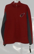 NFL Team Apparel LAU00057 Licensed Arizona Cardinals Large Red Gray Zip Up image 1