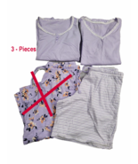  Carole Hochman Women&#39;s 3-Piece Top+Tank+Short Pajama Sleep Set, Purple ... - £11.04 GBP