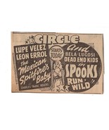 VINTAGE 1941 Spooks Run Wild Newspaper Advertisement Bela Lugosi - £23.22 GBP