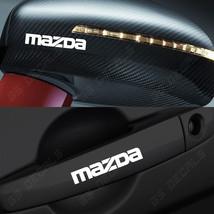 Mazda Logo Mirror Handle Decals Stickers Premium Quality 5 Colors MPS MX-5 RX-8 - £8.76 GBP