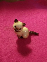 Hagen renaker siamese cat Sitting 438 Not On Card No Damage Vintage - £7.99 GBP