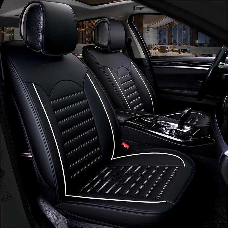 Four Season Universal Car Seat Cushion Luxury PU Leather All-surrounding Seat - £30.07 GBP+