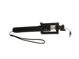 JETech U-Shape Battery Free Selfie Stick with Mount Holder - Black - $11.30