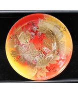 Vtg Corning Hand Painted Decorative Plate Artist Sueaune Virume Fall Colors - $34.82 CAD