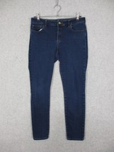 Michael Kors Women&#39;s Skinny Jeans Dark Wash Mid Rise Size 8 - $17.21