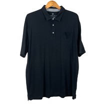 Free Fly Polo Shirt Mens 3XL Black Bamboo Viscose Cotton Short Sleeve Ca... - £19.96 GBP