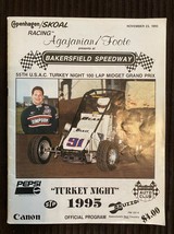 Bakersfield Speedway USAC Auto Race Program 1995 Turkey Night Billy Boat - £15.10 GBP
