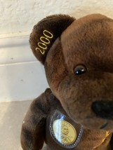 10 &quot; Sacagawea Golden Dollar Bear Plush 2000 Authentic Mint Bear With Tag - £20.85 GBP