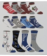 The Office  SOCKS 12 Pair Thats What She Said Pretzel Day Dwight Schrute... - $25.97