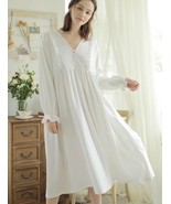 Plus Size Vintage Victorian Bridal nightgown|Plus Size renaissance Gown|... - $161.60