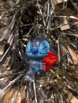 Disney Stitch with Present 1.6" Christmas Ornament -Holiday Version