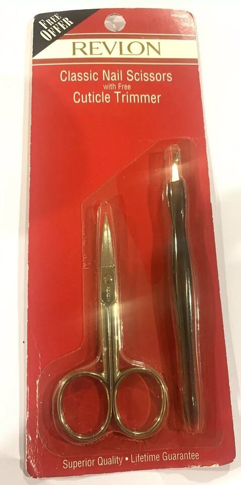 Revlon Classic Nail Scissors with Cuticle Trimmer 4685-09 Discontinued - $17.34