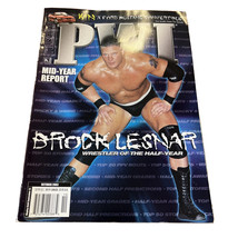 Pro Wrestling Illustrated October 2003 Mid Year Report Brock Lesnar WWE PWI - £12.14 GBP