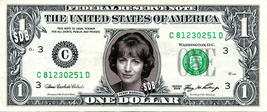 PENNY MARSHALL on REAL Dollar Bill Cash Money Collectible Memorabilia Ce... - £7.07 GBP