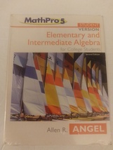 Elementary &amp; Intermediate Algebra by Allen R. Angel Student Version CD-R... - £15.78 GBP