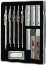 Mr. Pen- Metal Mechanical Pencil Set With Lead And Eraser Refills, 5 Siz... - £29.31 GBP