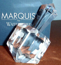 Waterford Marquis Crystal Hanukkah Dreidel Frosted Letters 4.5&quot; #108274 New - $107.81