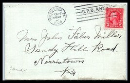1926 US Cover - Philadelphia (GPO Annex), PA to Norristown, Pennsylvania D24 - £1.55 GBP
