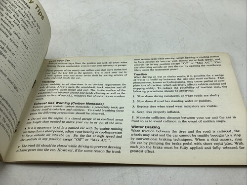 1974 PLYMOUTH SATELLITE OWNERS OPERATORS Item image 8