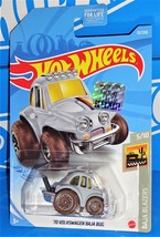 Hot Wheels 2021 Factory Set Baja Blazers #33 &#39;70 Volkswagen Baja Bug Gray - £2.37 GBP