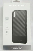 Platinum Carbon Fiber Case for iPhone XS Max - Black - $11.64