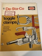 De-Sta-Co Toggle Clamps Guide Vintage 1969 Instruction Manual HandBook Box3 - £4.73 GBP