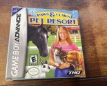 Paws &amp; Claws: Pet Resort Nintendo Game Boy Advance COMPLETE with Box Boo... - $14.84