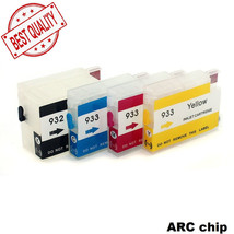 932 933 Refill Ink Cartridge with Chip for HP Officejet 6100 6600 6700 7610 7612 - $44.84