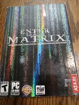 Enter the Matrix CD-ROM (PC, 2003) War To Save Zion Written Wachowski Brothers - £12.44 GBP